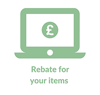 Get a rebate for your items